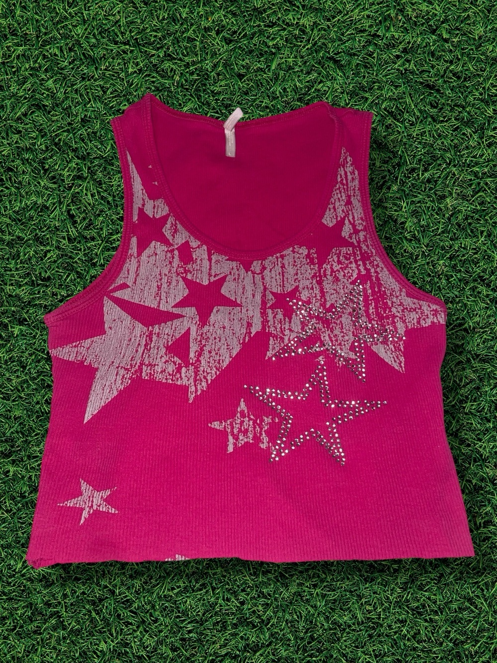 Y2K Bedazzled Tank Top